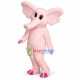 Elephant Lady With Pink Eyeshadow Mascot Costume Elephant Lady With Pink Eyeshadow Mascot Costume