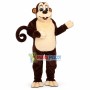 Nervous Curly Tail Monkey Mascot Costume
