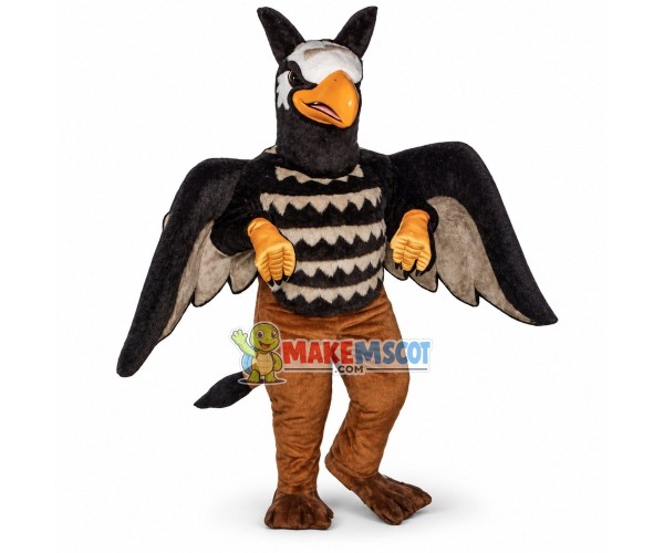 Awesome Goshawk With Powerful Wings Mascot Costume