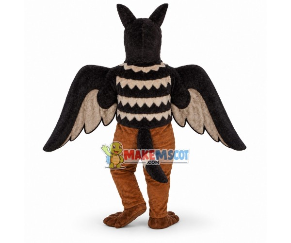 Awesome Goshawk With Powerful Wings Mascot Costume Awesome Goshawk With Powerful Wings Mascot Costume