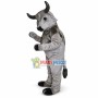 Diligent Gray Buffalo Mascot Costume