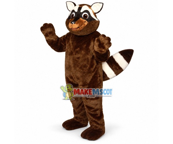 Lively Adult Size Raccoon Mascot Costume Lively Adult Size Raccoon Mascot Costume