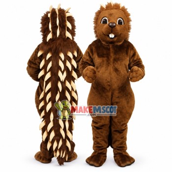 Hedgehog Covered With Thorns Mascot Costume Hedgehog Covered With Thorns Mascot Costume