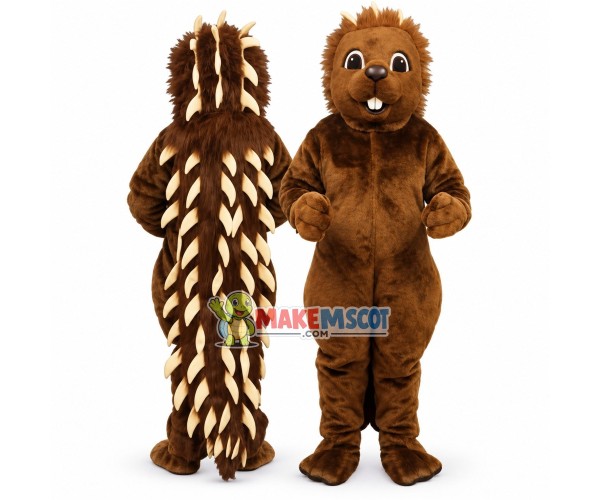 Hedgehog Covered With Thorns Mascot Costume Hedgehog Covered With Thorns Mascot Costume