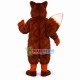 Alert Long Wool Red Fox Mascot Costume Alert Long Wool Red Fox Mascot Costume