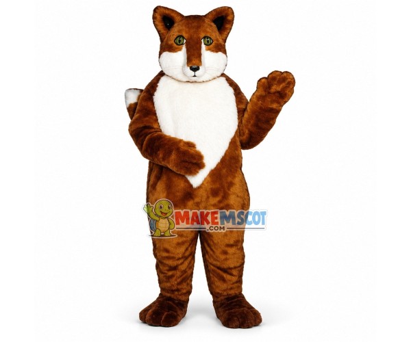 Flexible Adult Fox Mascot Costume Flexible Adult Fox Mascot Costume