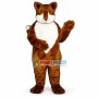 Flexible Adult Fox Mascot Costume