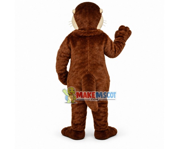 Soft Plush Beaver Adult Mascot Costume Soft Plush Beaver Adult Mascot Costume
