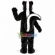 Black Shiny Wool Skunk Mascot Costume Black Shiny Wool Skunk Mascot Costume