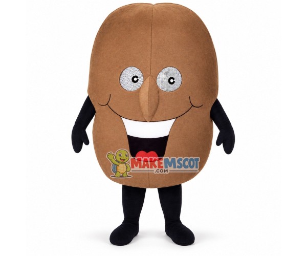 Large Raw Potato Mascot Costume Large Raw Potato Mascot Costume