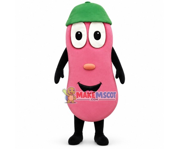 Special Cartoon Pink Eggplant Mascot Costume