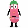 Special Cartoon Pink Eggplant Mascot Costume