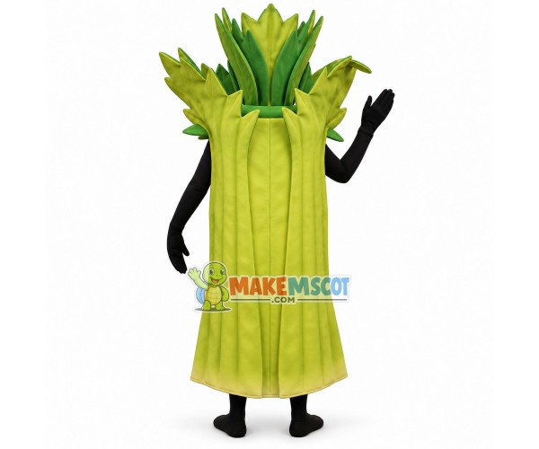 Large Celery of Stiff Texture Mascot Costume Large Celery of Stiff Texture Mascot Costume