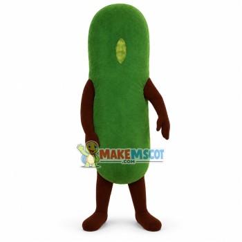 Cucumber With Smooth Surface Mascot Costume Cucumber With Smooth Surface Mascot Costume