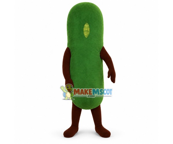 Cucumber With Smooth Surface Mascot Costume