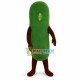 Cucumber With Smooth Surface Mascot Costume Cucumber With Smooth Surface Mascot Costume