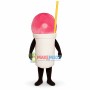 Cup of Icy Strawberry Smoothie Mascot Costume