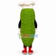 Bitter Melon Wearing Chef Hat Mascot Costume Bitter Melon Wearing Chef Hat Mascot Costume