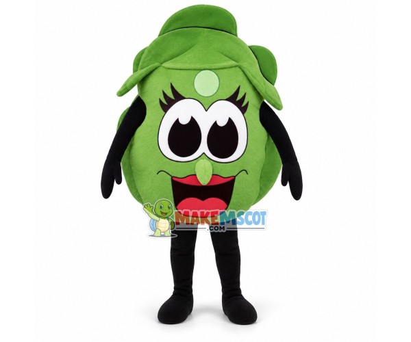 Cartoon Olive Vegetable Mascot Costume For Market Cartoon Olive Vegetable Mascot Costume For Market