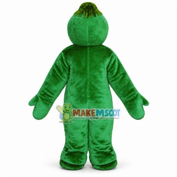 Soft Green Smiling Doll Mascot Costume Soft Green Smiling Doll Mascot Costume