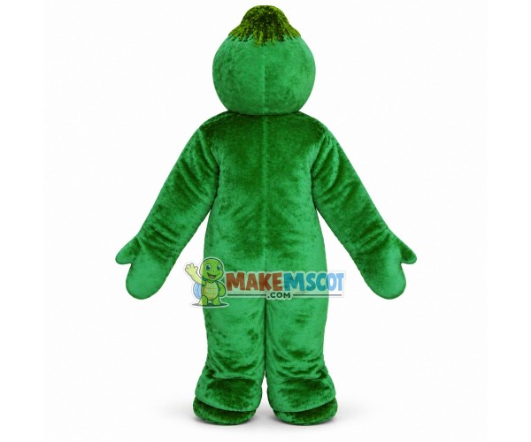 Soft Green Smiling Doll Mascot Costume Soft Green Smiling Doll Mascot Costume