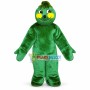 Soft Green Smiling Doll Mascot Costume