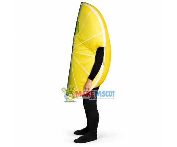 Petal of Sour Lemon Mascot Costume Petal of Sour Lemon Mascot Costume