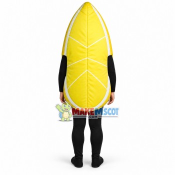 Petal of Sour Lemon Mascot Costume Petal of Sour Lemon Mascot Costume