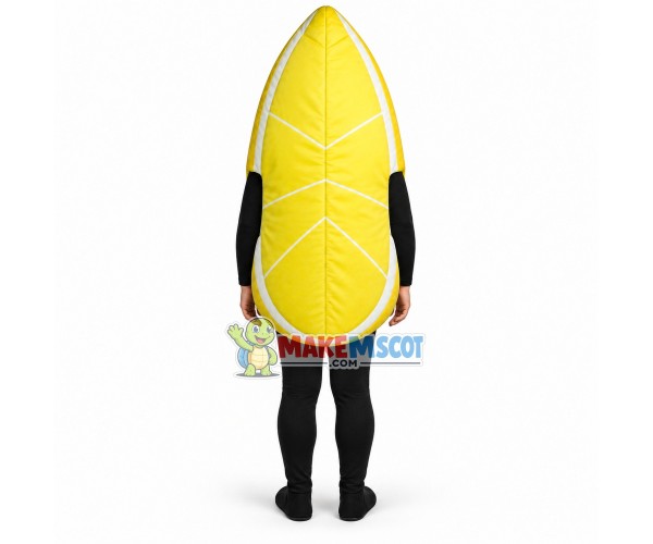 Petal of Sour Lemon Mascot Costume Petal of Sour Lemon Mascot Costume