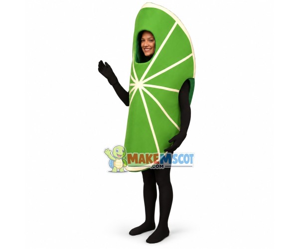 Petal of Sour Lemon Mascot Costume Petal of Sour Lemon Mascot Costume