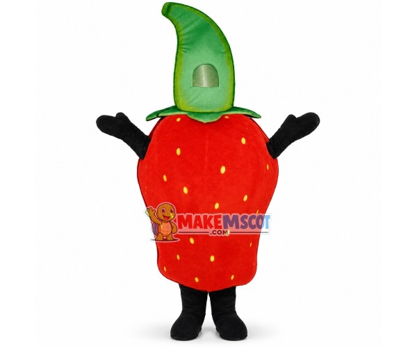Juicy Little Strawberry Mascot Costume Juicy Little Strawberry Mascot Costume