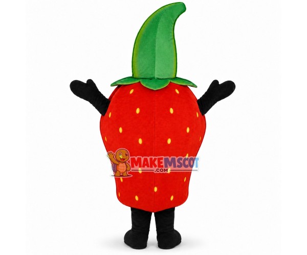 Juicy Little Strawberry Mascot Costume Juicy Little Strawberry Mascot Costume