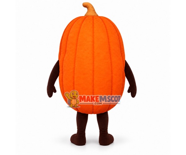 Long Pumpkin Mascot Costume for Adult Long Pumpkin Mascot Costume for Adult