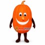 Long Pumpkin Mascot Costume for Adult