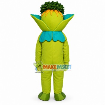 Funny Cartoon Green Ginseng Doll Mascot Costume Funny Cartoon Green Ginseng Doll Mascot Costume