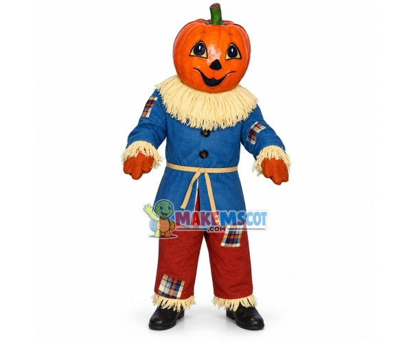 Pumpkin Earl of Halloween Mascot Costume Pumpkin Earl of Halloween Mascot Costume