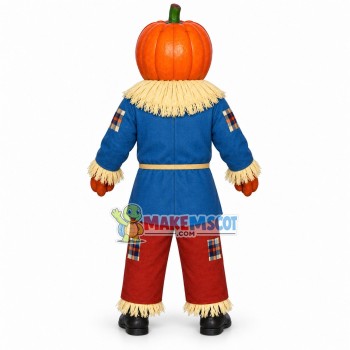 Pumpkin Earl of Halloween Mascot Costume Pumpkin Earl of Halloween Mascot Costume