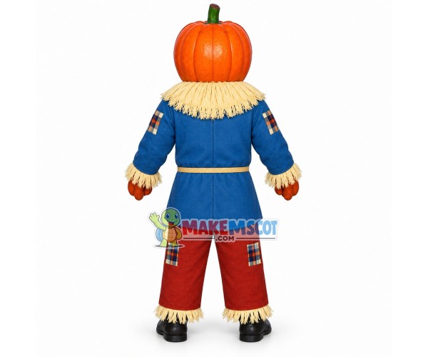 Pumpkin Earl of Halloween Mascot Costume Pumpkin Earl of Halloween Mascot Costume