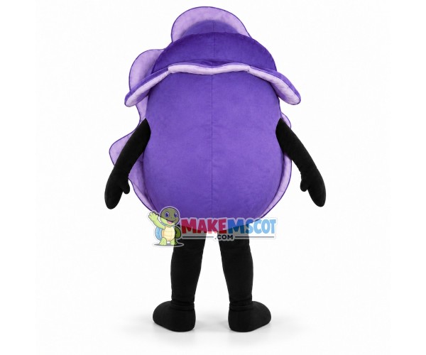 Peeled Purple Onion Cartoon Mascot Costume Peeled Purple Onion Cartoon Mascot Costume