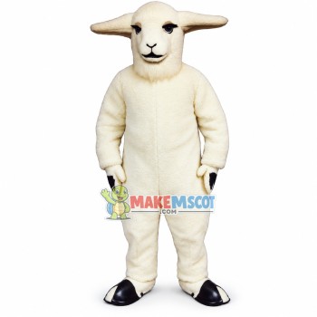 Old Goat With Braced Ears Mascot Costume