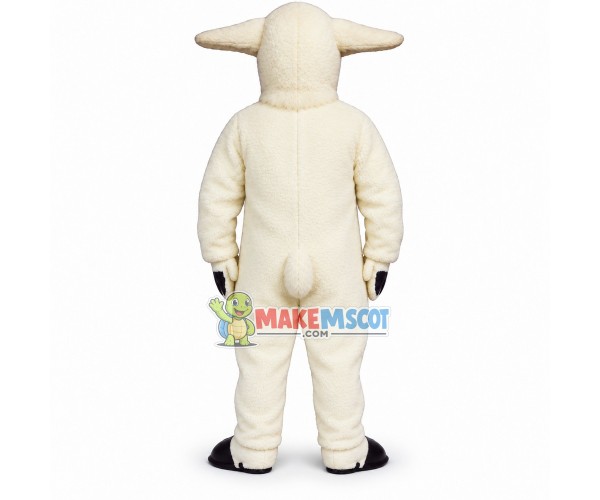 Old Goat With Braced Ears Mascot Costume Old Goat With Braced Ears Mascot Costume