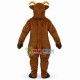 Adult Power Brown Goat Mascot Costume Adult Power Brown Goat Mascot Costume