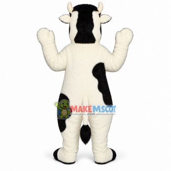 Docile Cow of Farm Mascot Costume Docile Cow of Farm Mascot Costume