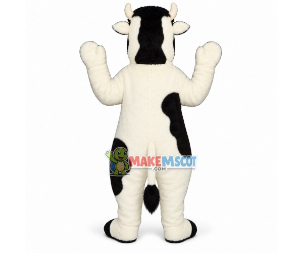 Docile Cow of Farm Mascot Costume Docile Cow of Farm Mascot Costume