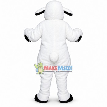 Soft Sheep With Black Face Mascot Costume Soft Sheep With Black Face Mascot Costume