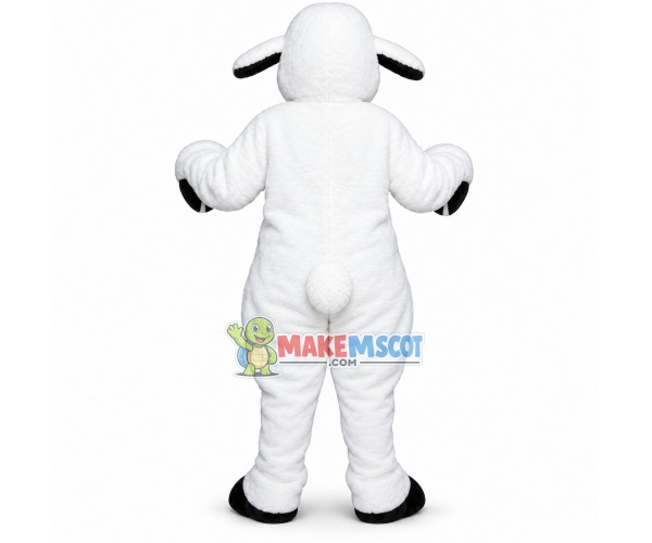 Soft Sheep With Black Face Mascot Costume Soft Sheep With Black Face Mascot Costume