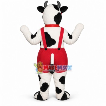 Cozy Cow With Sunglasses Mascot Costume Cozy Cow With Sunglasses Mascot Costume