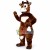 Adult Style Brown Cow Mascot Costume