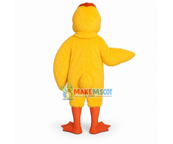 Adult Plush Big Yellow Duck Mascot Costume Adult Plush Big Yellow Duck Mascot Costume