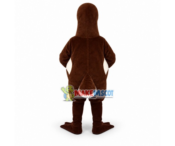 Standing Style Brown Wild Duck Mascot Costume